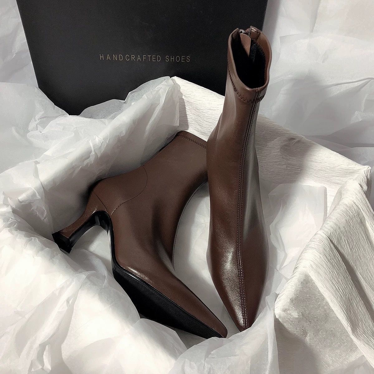 Women's Ankle Female Stiletto Short High Design Fashion Heels