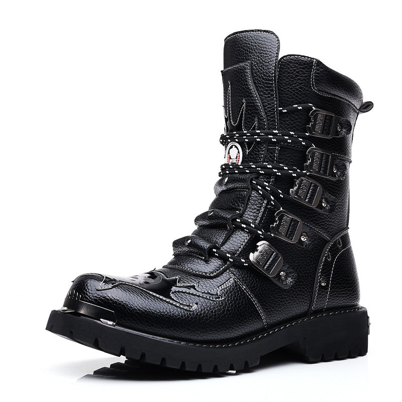Men's Riding Worker Big Toe Waterproof Plus Boots
