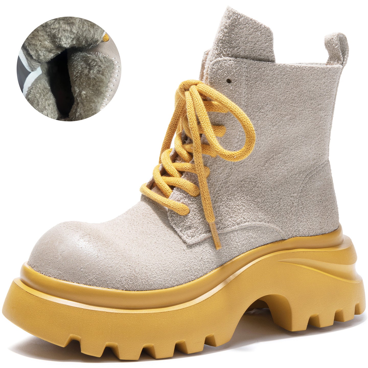 Women's Martin British Style Frosted Motorcycle Fashionable Women's Leather Boots