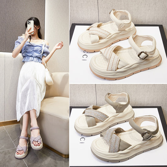 Women's Bottom Fairy Style Sports Rome Beach Casual Shoes