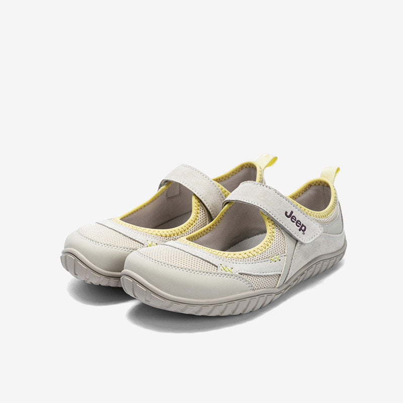 Women's Jeep Sports Mary Jane Soft Bottom Comfortable Flat Velcro Women's Casual Shoes