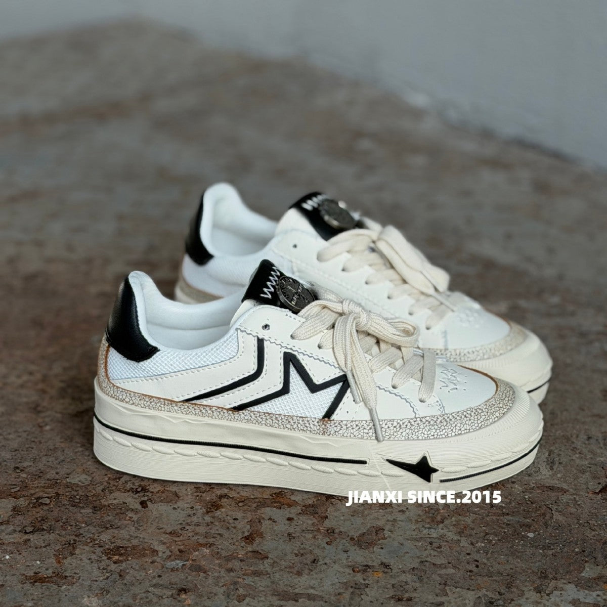 Women's Thick-soled Height Increasing Sports Spring White Casual Shoes
