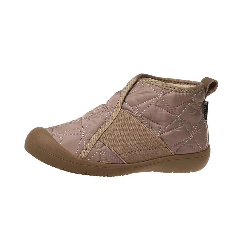 Cotton Female Winter Flat Fashion Waterproof Women's Shoes