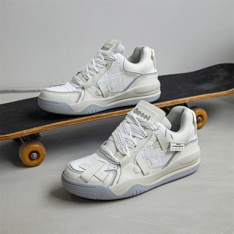 Women's & Men's Dopamine Daddy White Bread Trendy Casual Shoes