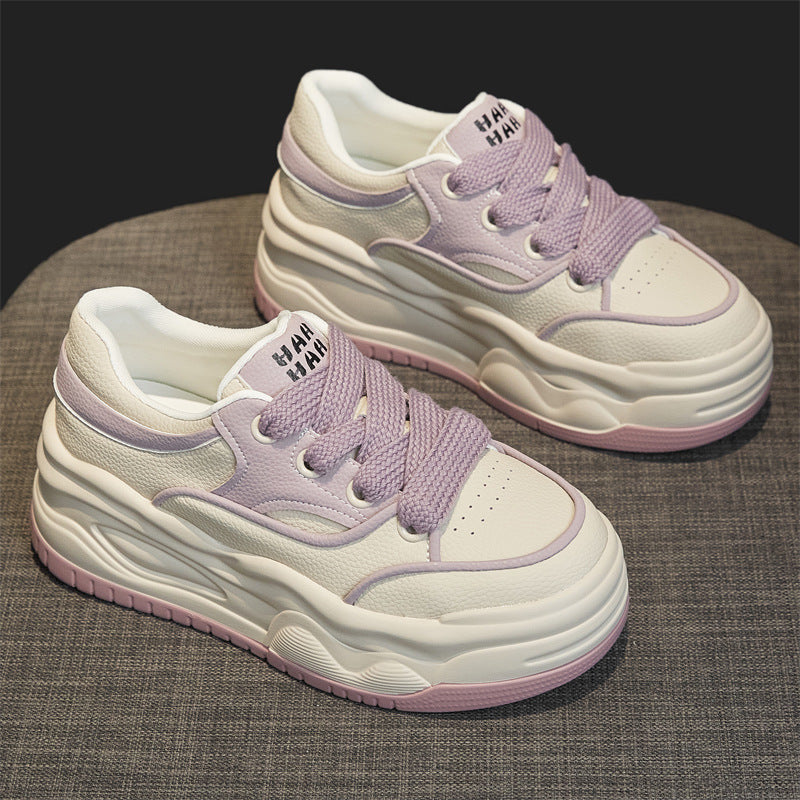 Women's Super Popular Thick-soled White Sports Classic Women's Casual Shoes