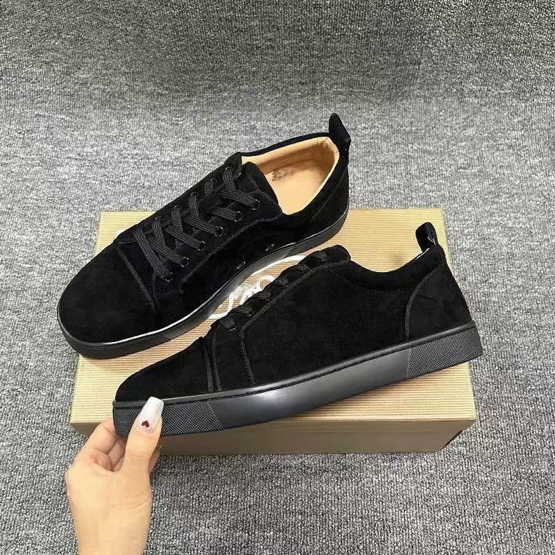 Women's & Men's Red Sole Head Nail Couple Rhinestone Trend Men's Casual Shoes