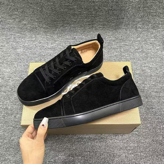 Women's & Men's Red Sole Head Nail Couple Rhinestone Trend Men's Casual Shoes