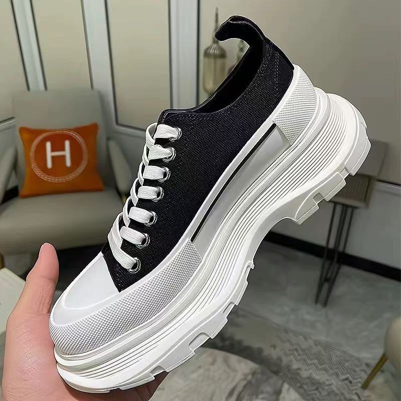 Women's Gao Ding Platform Height Increasing Couple Women's Canvas Shoes