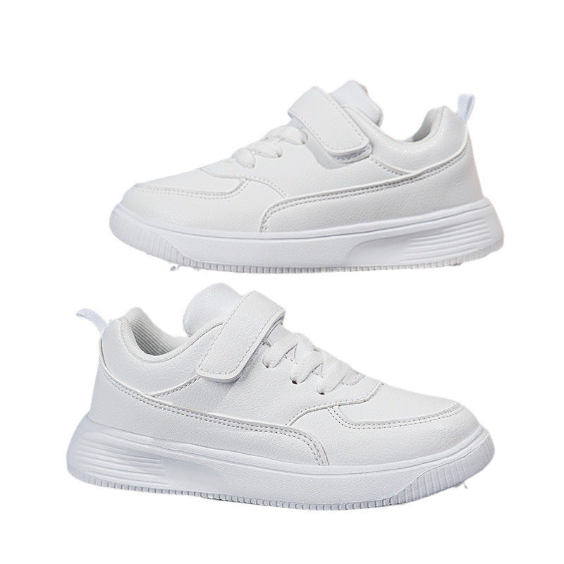 Children's Medium Large Running Black Boy's White Kid's Sneakers