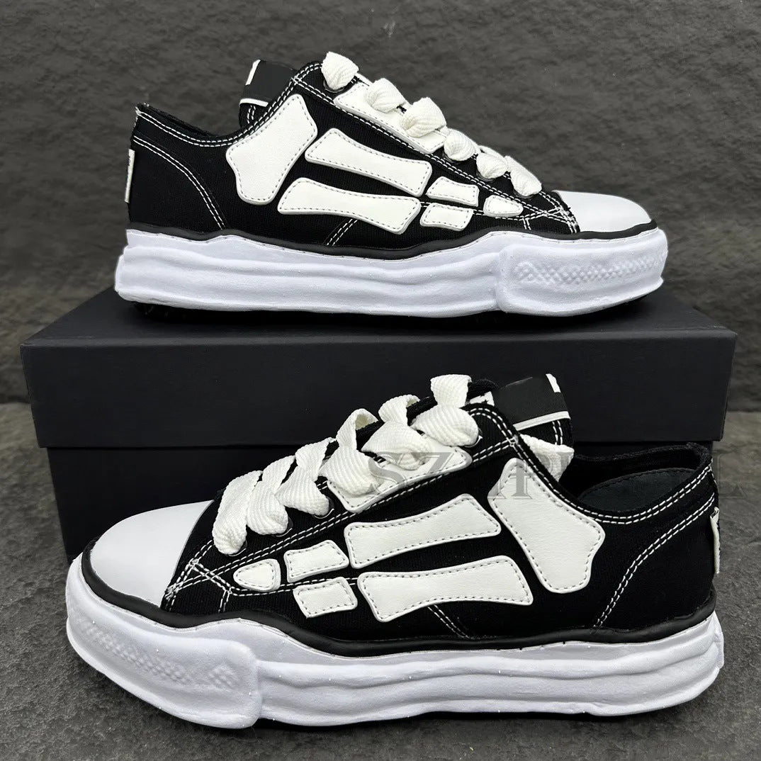 Women's & Men's Series Dissoed Thick Sole Increased Comfort Women's Canvas Shoes