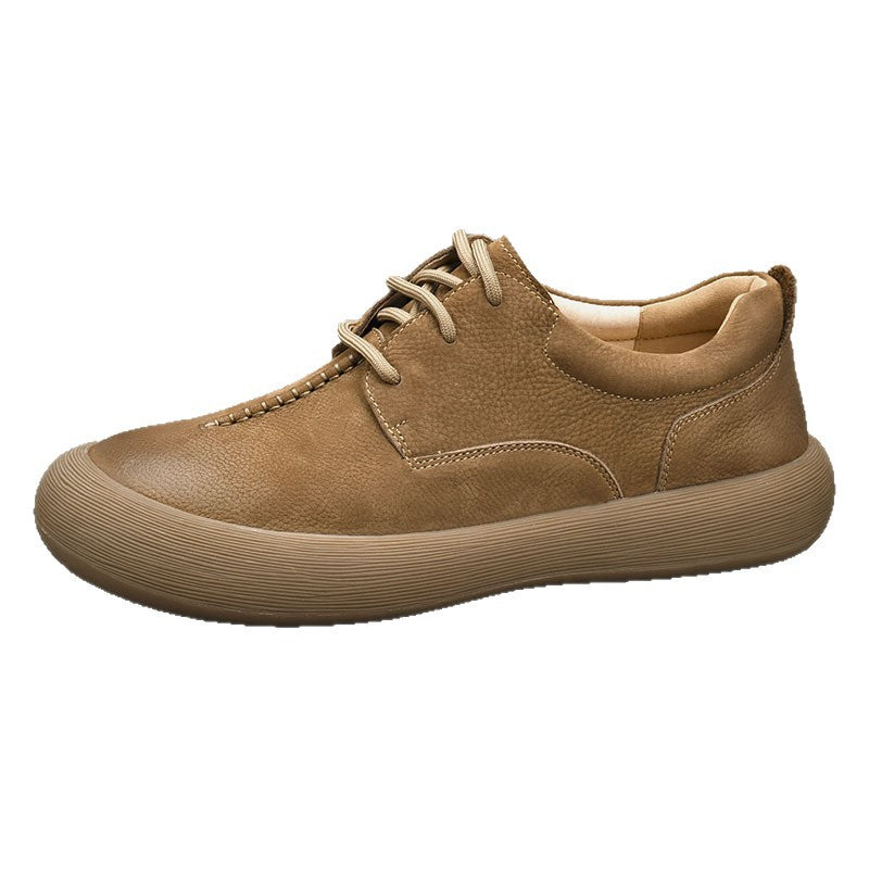 Men's First Layer Cowhide Soft Comfortable Breathable Men's Shoes