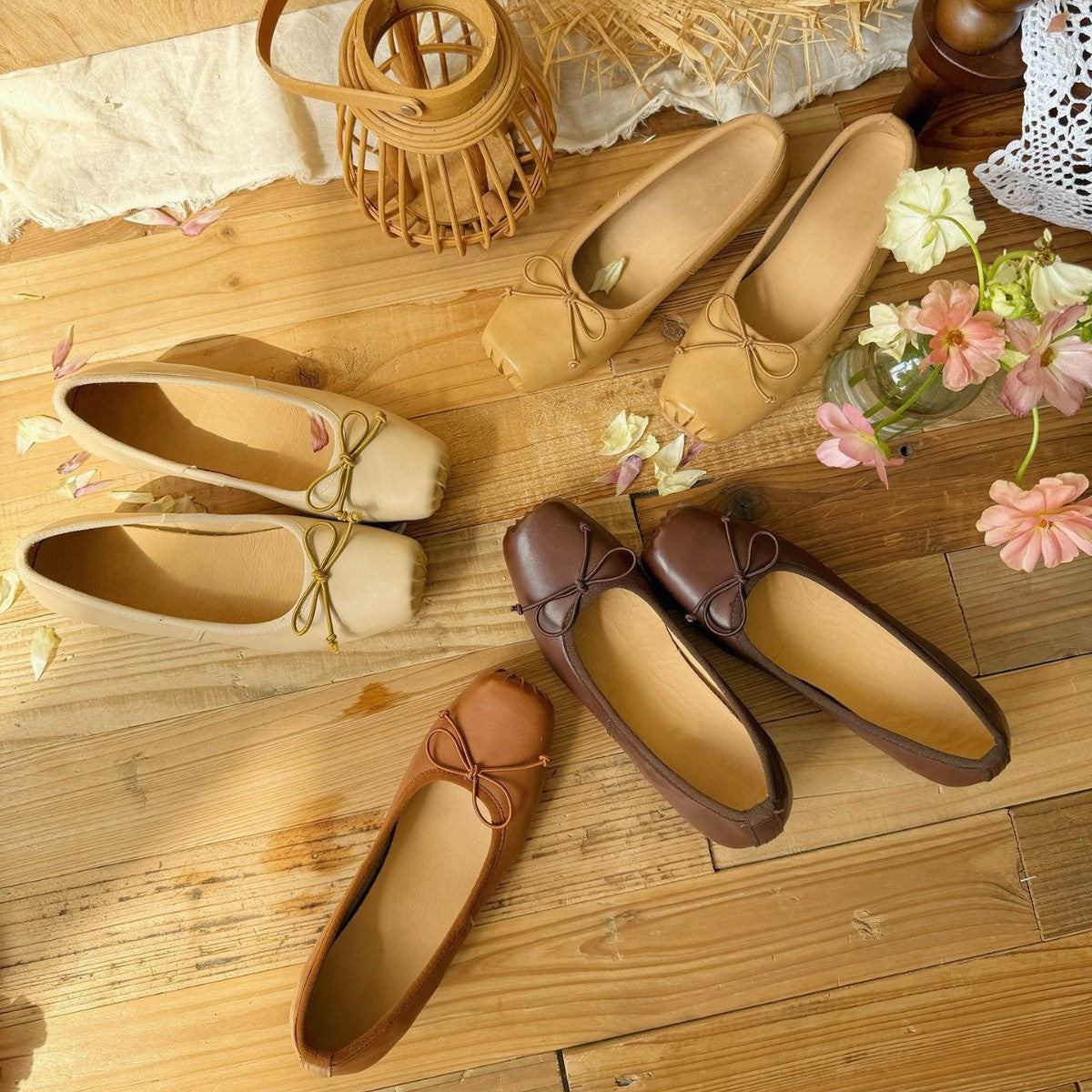 Women's Retro Ballet High-heeled Pumps Shallow Mouth Women's Fashion Shoes