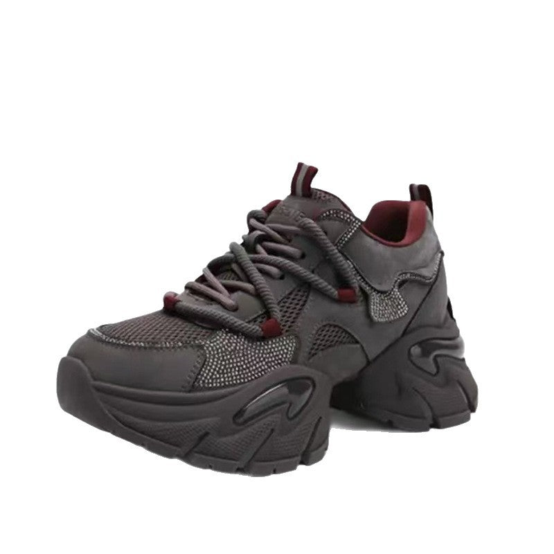 Women's Dad Female Platform Height Increasing Insole Women's Casual Shoes