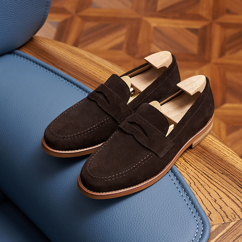 Men's Plus Size Spring Retro Genuine Handmade Leisure Loafers/doug Shoes