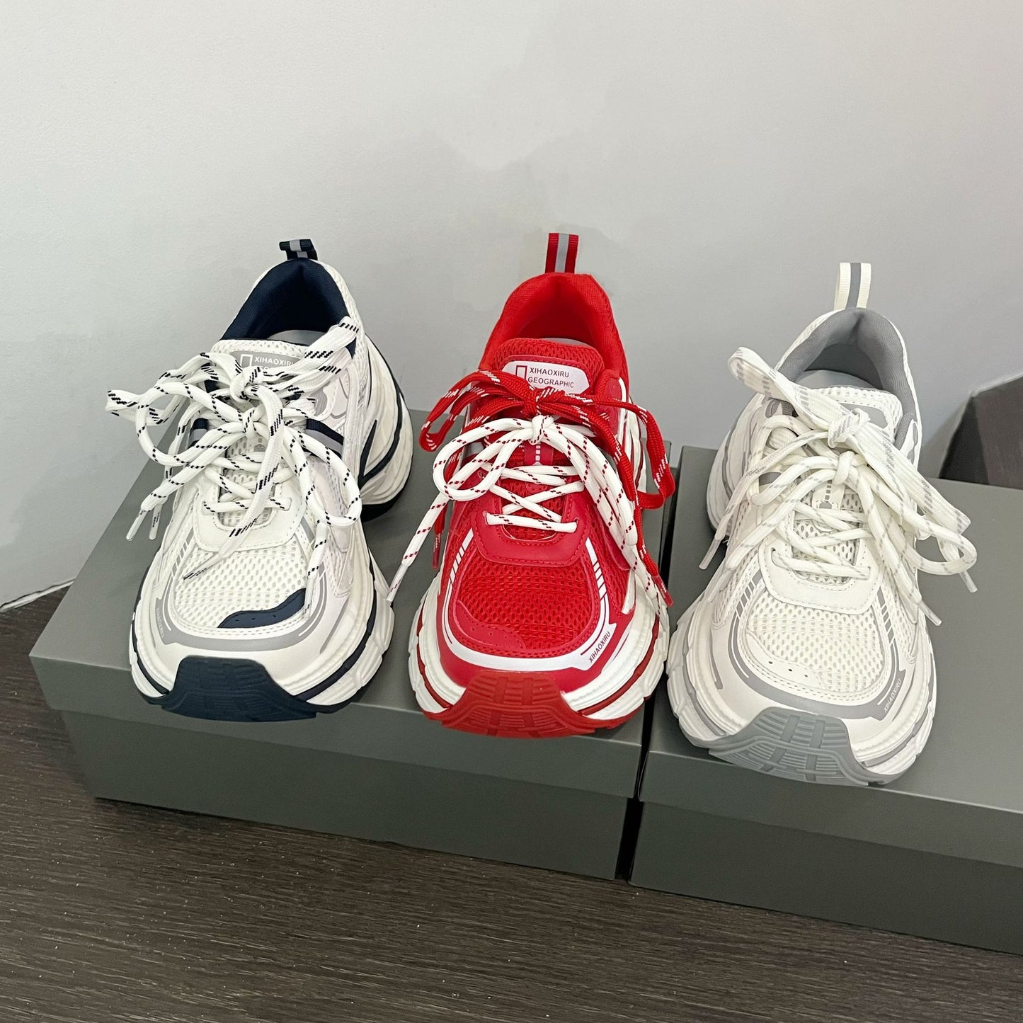 Women's Early Spring Fashion Platform Daddy Heightened Women's Casual Shoes