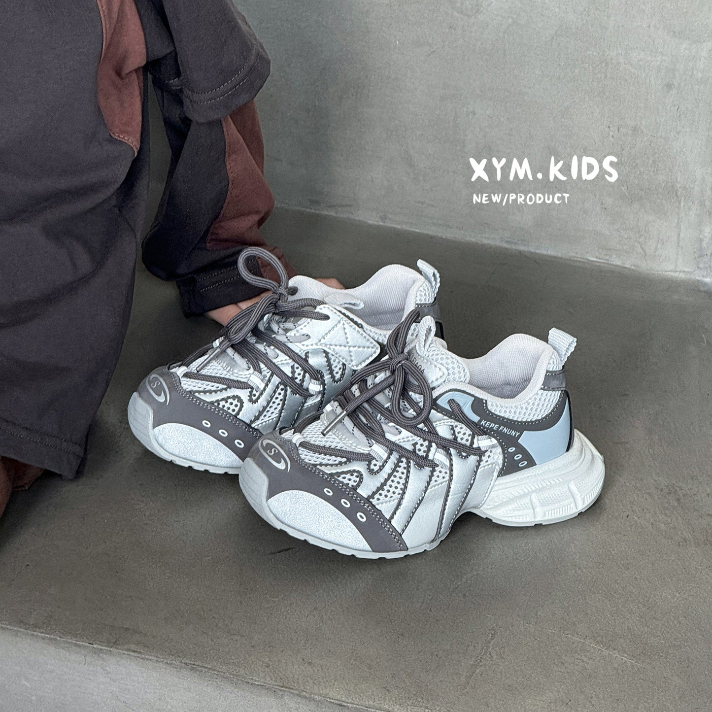 Children's Summer Bag Bottom Dad Fashion Tie Boys Single Children's Sports Shoes