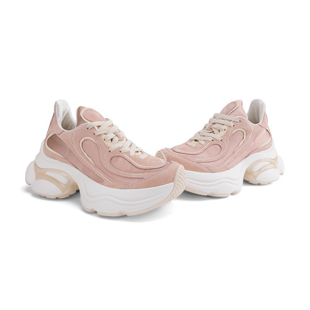 Women's Small Heightened Daddy Spring Platform Fashion Women's Casual Shoes