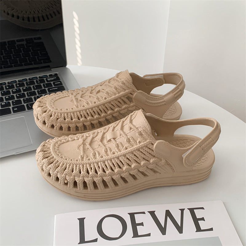 Women's Summer Korean Style Soft Bottom Retro Sandals