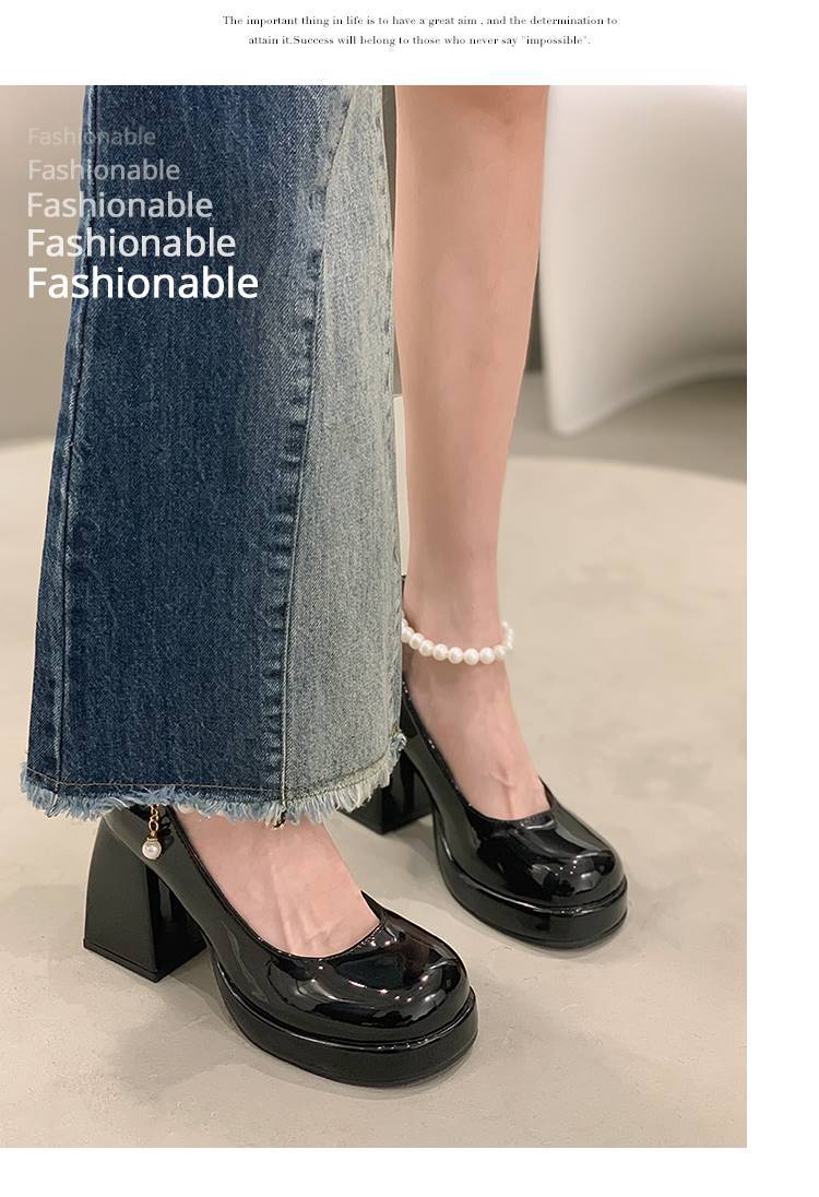 Women's Low-cut High Mary Jane French Vintage Women's Shoes