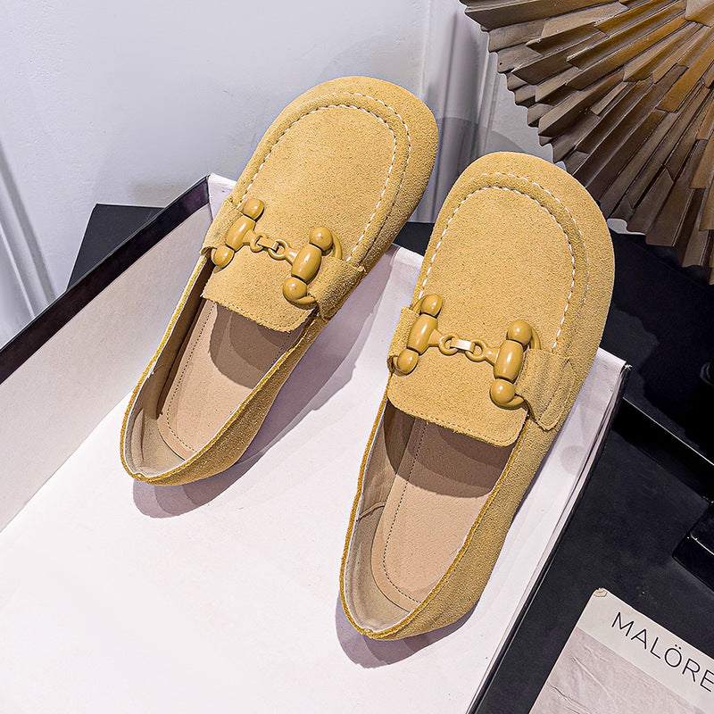 Su Spring Buckle Retro Platform Comfort Women's Casual Shoes