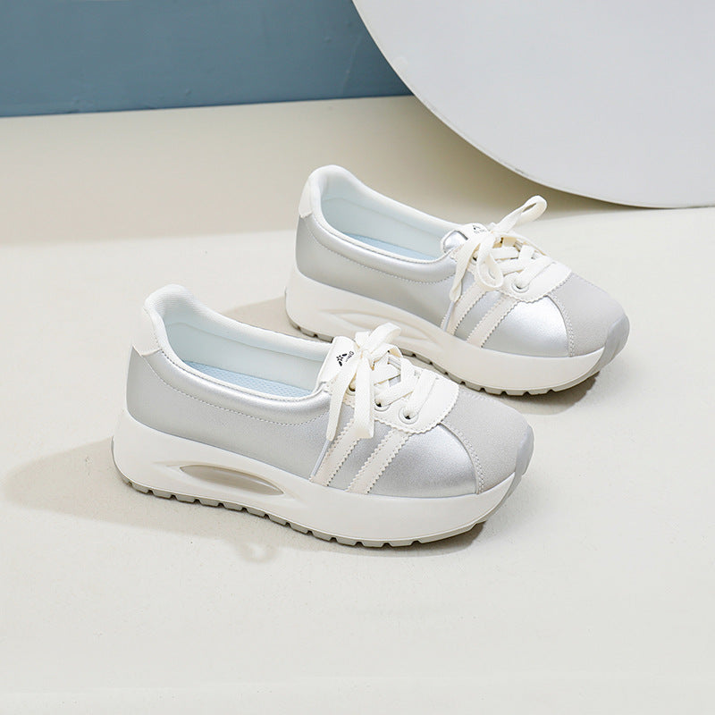 Korean Style Clunky Female Summer Breathable Sneakers