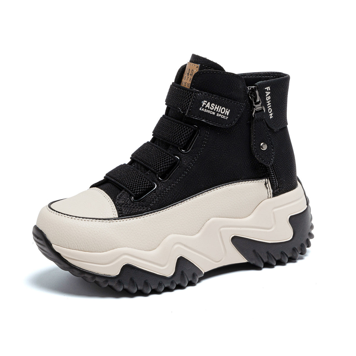 Women's Increasing Insole Authentic Clunky Korean Style Thick Bottom Platform Leisure Sneakers