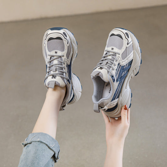 Women's Korean Thick-soled Jogging Dad Fashion Sneakers