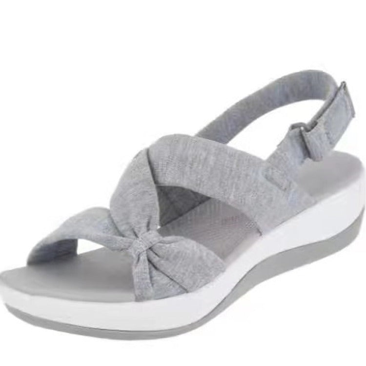 Women's Platform Plus Size Roman Simple Fish Sandals