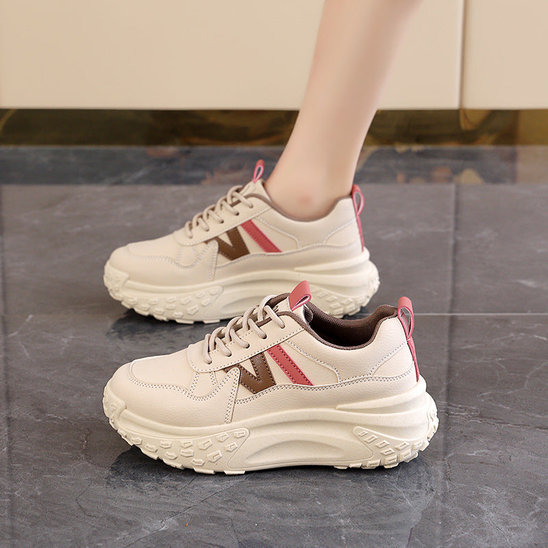 Women's Autumn Korean Style Clunky Platform Sports Sneakers