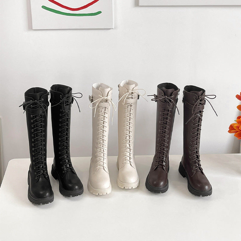 Women's Knight Soft Black Mid Fleece Lined Boots