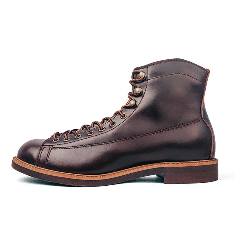 Women's & Men's Short Face Desert Motorcycle Retro Martin Boots
