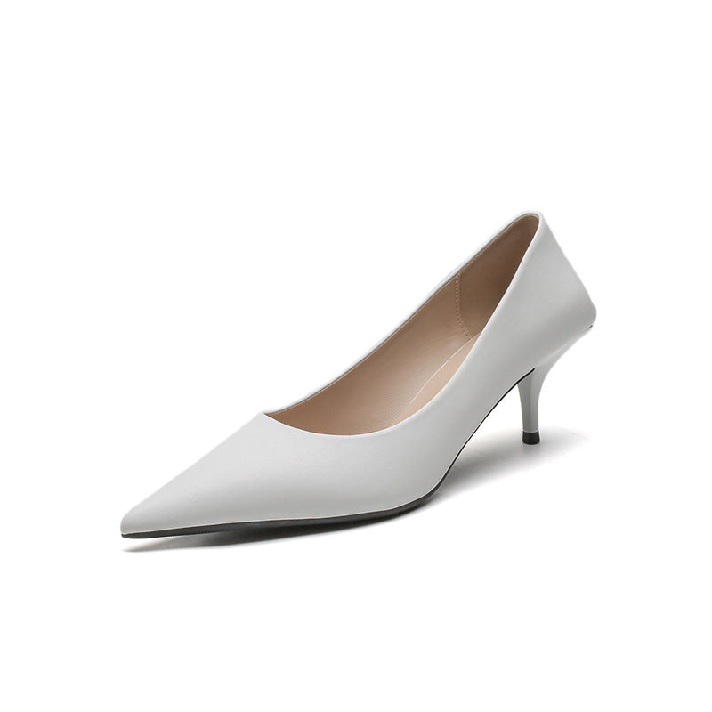 Women's Stiletto Pointed Toe Shallow Mouth Design Women's Fashion Shoes