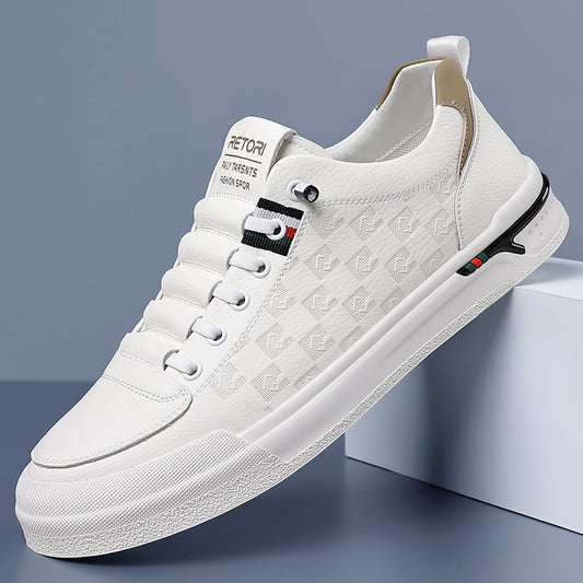 Men's Summer Breathable White Sports Versatile Trendy Soft Casual Shoes