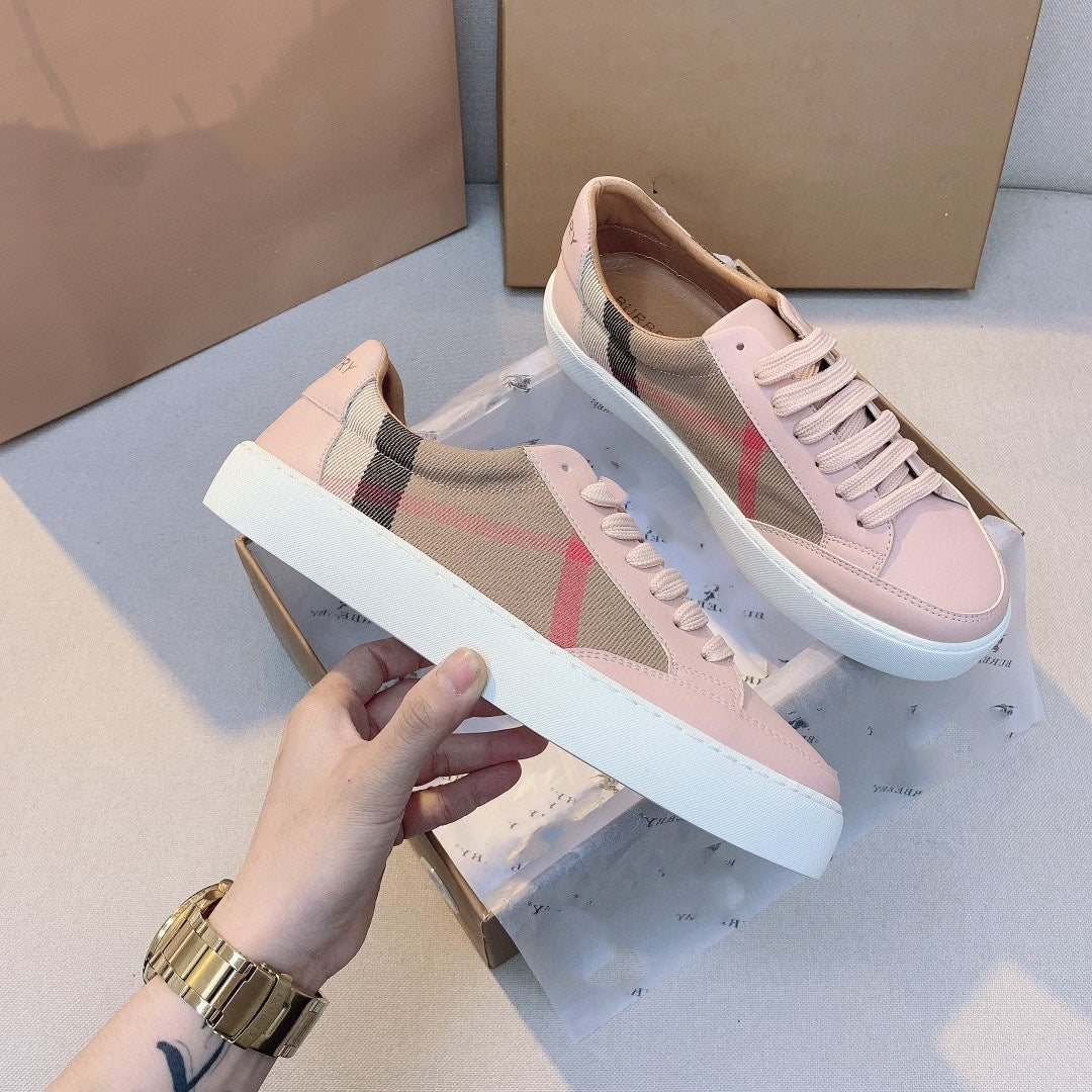 Women's Chain Spring Cloth Contrast Color Board Women's Casual Shoes