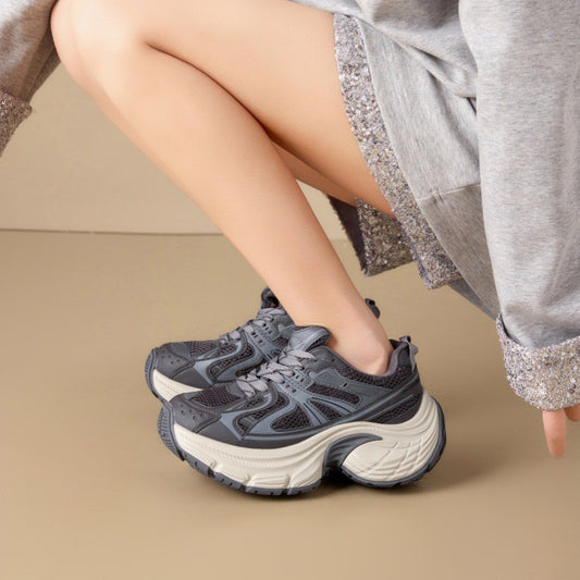 Women's Increasing Insole Dad Spring Super Popular Show Feet Small Thick Sneakers