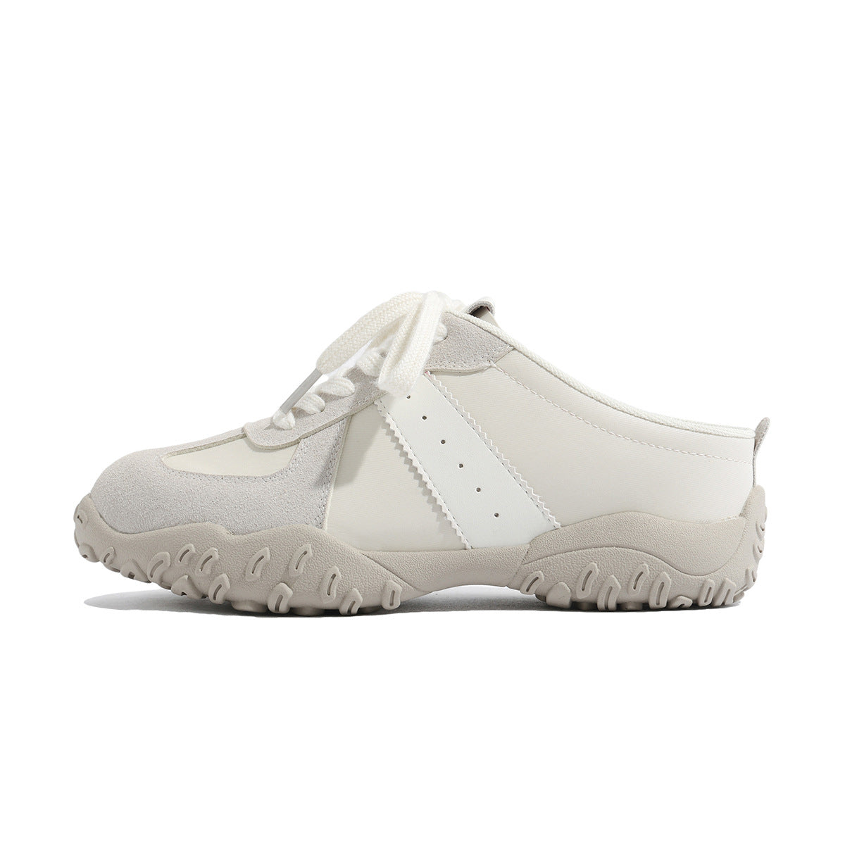 Women's Closed Toe Half Small Height Increasing Insole Breathable Summer Outdoor Sneakers
