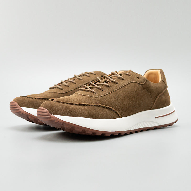 Men's Veet Lightweight Business Sports Versatile Fashionable Design Men's Casual Leather Shoes