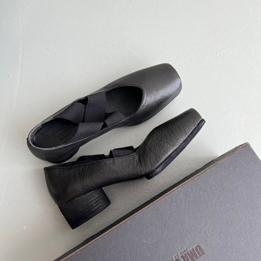 Women's Mid Ballet Hand-rub Color Distressed Cross Women's Shoes