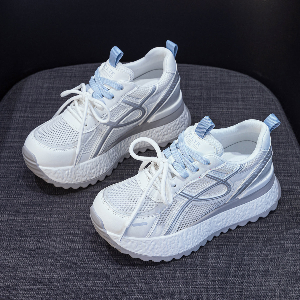 Women's Small Cortez Summer Breathable Mesh Sports Platform Women's Casual Shoes