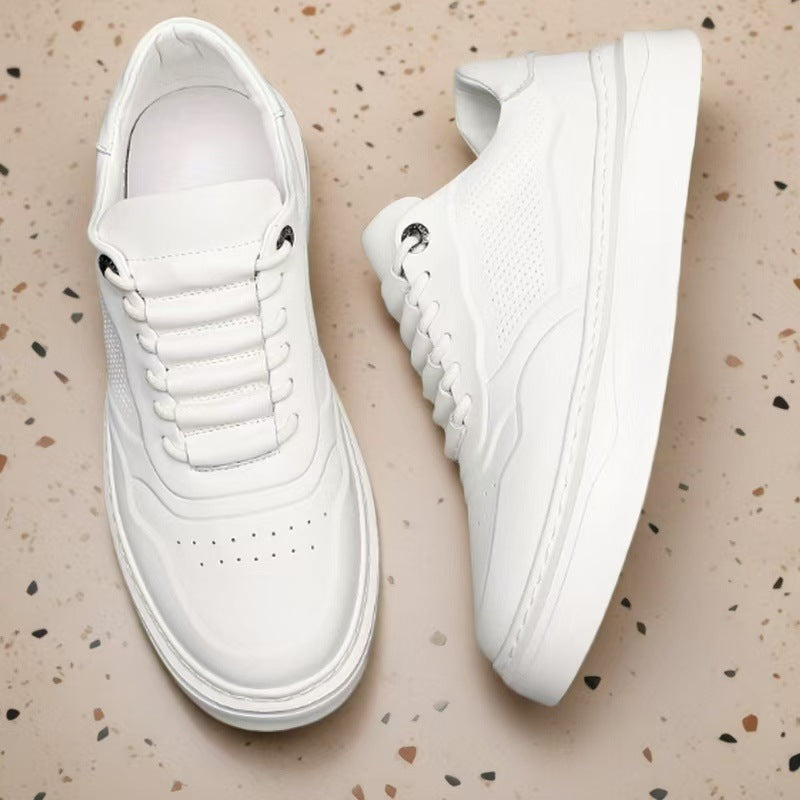Men's Summer Suit White Breathable Trendy Fashionable Sneakers