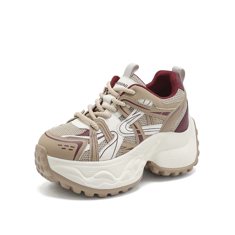 Women's Height Increasing Insole Dad Small Platform Women's Casual Shoes