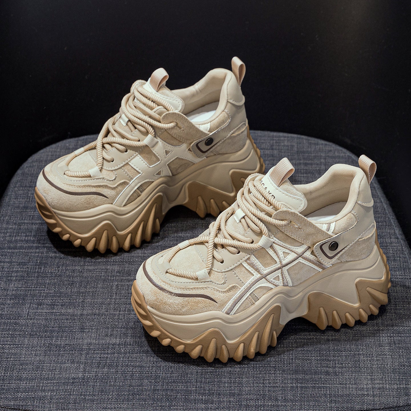 Women's Bottom Heightened Daddy Fashion Small Korean Women's Shoes