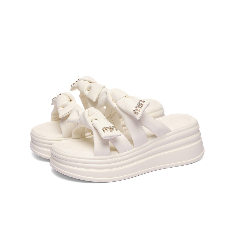 Broken Size Bowknot Fashion Summer Outdoor Sandals