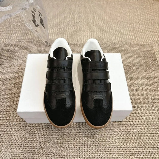 Women's & Men's Magic Stick Flat Breathable Soft Bottom Sports Men's Casual Shoes