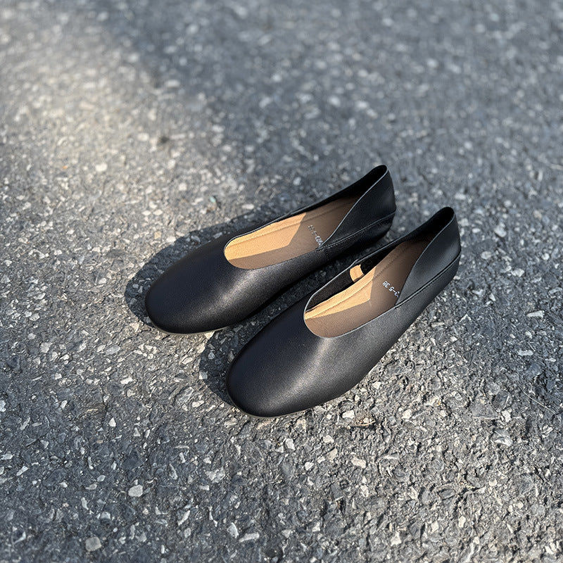 Women's Spring Genuine Summer Flat Temperament Wild Women's Fashion Shoes
