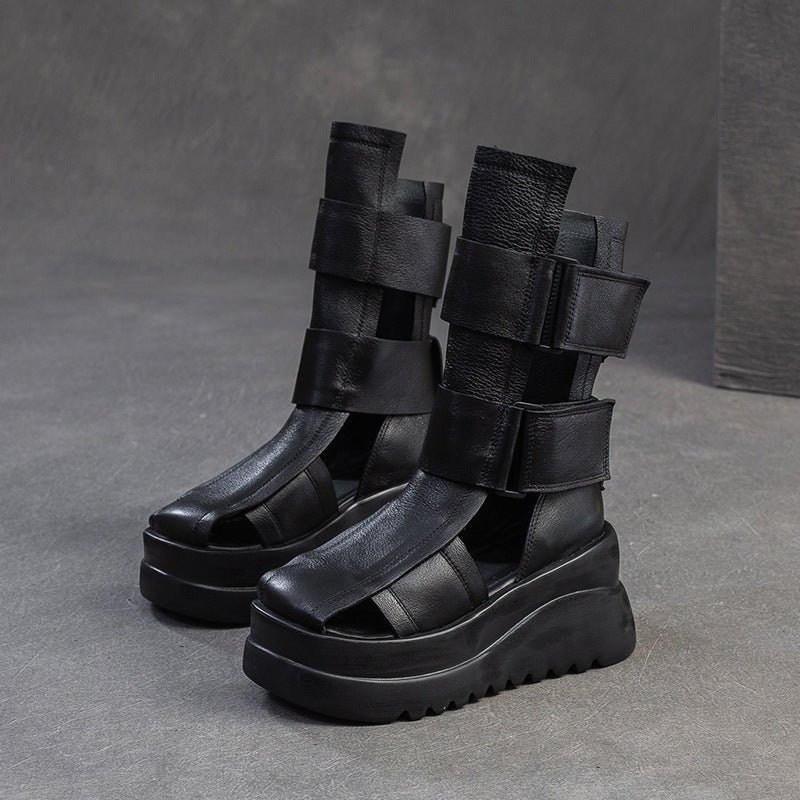 Women's Suddenly Increased British Style Roman Fashion Platform Sandals