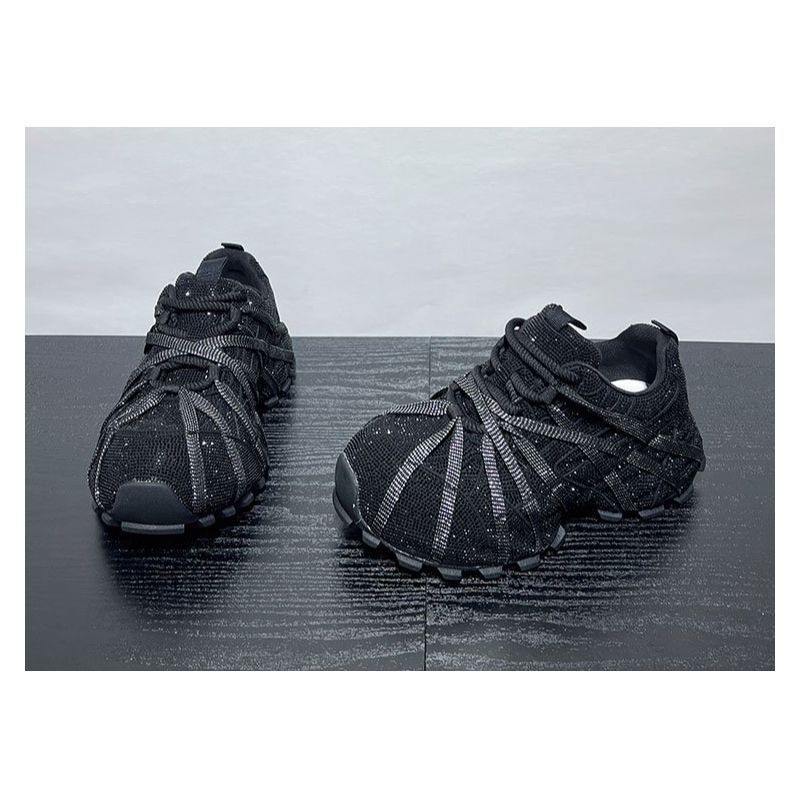 Women's Dad Starry Platform Heighten Fashion Rhinestone Sneakers
