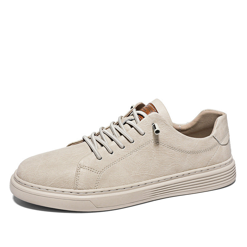 Men's Cow Split Board British Trendy Sneakers