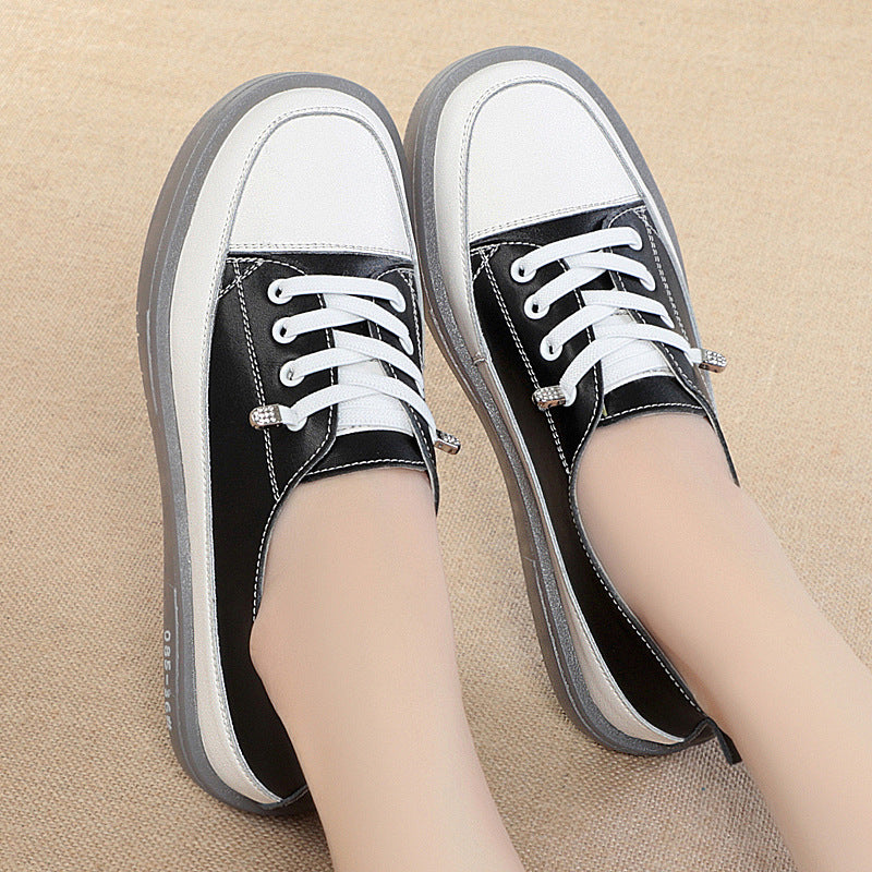 Women's Autumn Genuine Single Soft Bottom Surface Casual Shoes