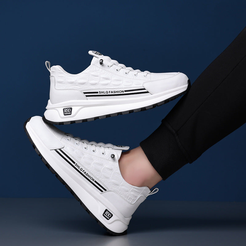 New Classy Men's Spring Soft Cowhide Men's Sports Shoes